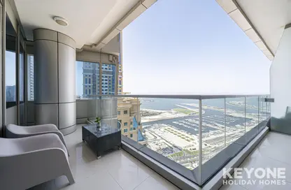 Balcony image for: Apartment - 2 Bedrooms - 3 Bathrooms for rent in Ocean Heights - Dubai Marina - Dubai, Image 1