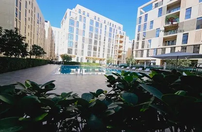 صورة لـ حوض سباحة شقة - 1 حمام للايجار في Al Mamsha - مويلح - الشارقة ، صورة رقم 1