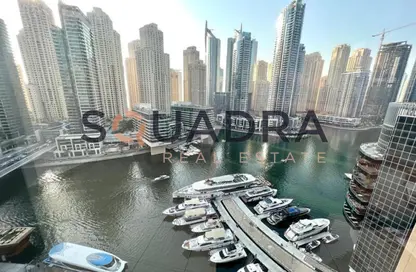 Apartment - 1 Bedroom - 2 Bathrooms for rent in Silverene Tower B - Silverene - Dubai Marina - Dubai