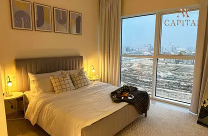 Room / Bedroom image for: Apartment - 1 Bedroom - 2 Bathrooms for sale in The Drive - DAMAC Hills - Dubai, Image 1