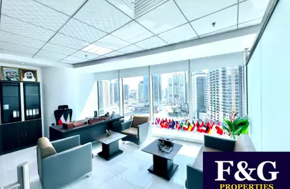Office Space - Studio - 1 Bathroom for rent in The Prime Tower - Business Bay - Dubai