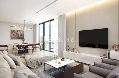 Living / Dining Room image for: Apartment - 2 Bedrooms - 3 Bathrooms for sale in Sobha Verde - Jumeirah Lake Towers - Dubai, Image 1