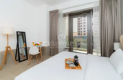 شقة - 1 حمام للايجار في برج التألق 2 - أبراج البريق - دبي مارينا - دبي