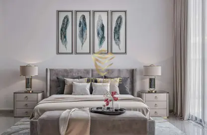 Apartment - 1 Bedroom - 2 Bathrooms for sale in Butterfly Towers - Arjan - Dubai