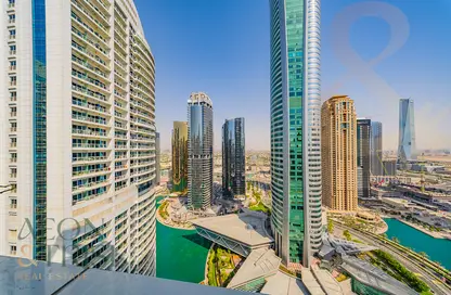 Apartment - 2 Bedrooms - 2 Bathrooms for rent in Indigo Tower - JLT Cluster D - Jumeirah Lake Towers - Dubai