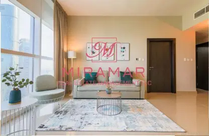 Living Room image for: Apartment - 1 Bedroom - 1 Bathroom for sale in Sigma Towers - City Of Lights - Al Reem Island - Abu Dhabi, Image 1
