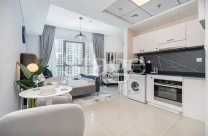 Kitchen image for: Apartment - 1 Bathroom for rent in Bay Central West - Bay Central - Dubai Marina - Dubai, Image 1