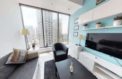 Apartment - 1 Bedroom - 2 Bathrooms for sale in Silverene Tower B - Silverene - Dubai Marina - Dubai