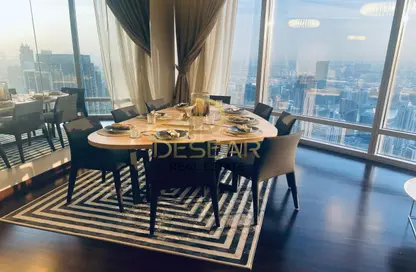 Dining Room image for: Apartment - 2 Bedrooms - 4 Bathrooms for rent in Burj Khalifa - Burj Khalifa Area - Downtown Dubai - Dubai, Image 1