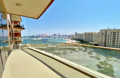 Balcony image for: Apartment - 2 Bedrooms - 3 Bathrooms for rent in Amber - Tiara Residences - Palm Jumeirah - Dubai, Image 1