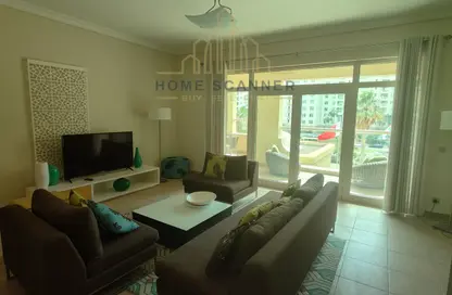 Apartment - 2 Bedrooms - 4 Bathrooms for rent in Al Das - Shoreline Apartments - Palm Jumeirah - Dubai