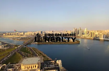 Apartment - 2 Bedrooms - 4 Bathrooms for rent in Al Muhannad Tower - Al Majaz - Sharjah