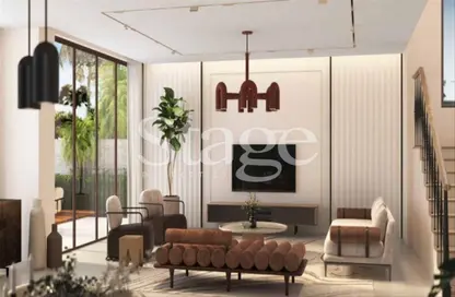 Living Room image for: Townhouse - 4 Bedrooms - 5 Bathrooms for sale in Nice - Damac Lagoons - Dubai, Image 1
