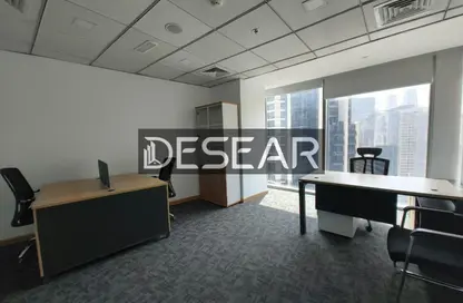 Business Centre - Studio - 2 Bathrooms for rent in The Binary Tower - Business Bay - Dubai