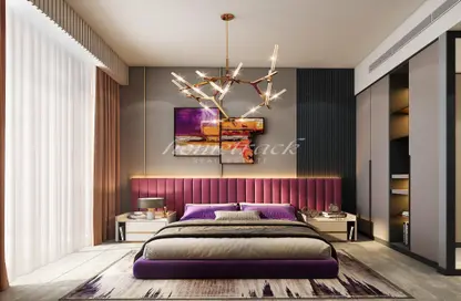 Room / Bedroom image for: Apartment - 1 Bedroom - 2 Bathrooms for sale in MBL Royal - Jumeirah Lake Towers - Dubai, Image 1