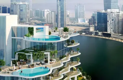 Apartment - Studio - 1 Bathroom for sale in Chic Tower - Business Bay - Dubai