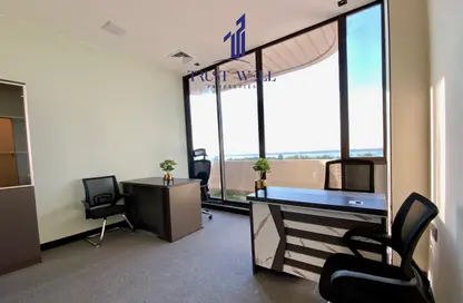 Office Space - Studio - 4 Bathrooms for rent in Dar Al Salam Building - Corniche Road - Abu Dhabi
