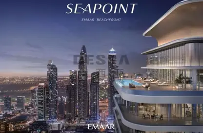 Apartment - 1 Bedroom - 2 Bathrooms for sale in Seapoint - EMAAR Beachfront - Dubai Harbour - Dubai