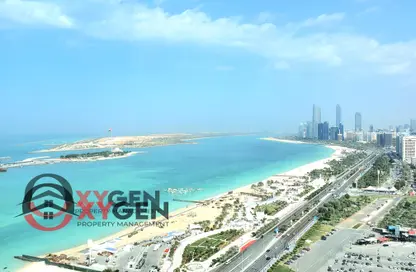 شقة - 2 غرف نوم - 3 حمامات للايجار في أبراج نيشن تاورز - شارع الكورنيش - أبوظبي