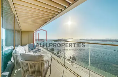 Apartment - 2 Bedrooms - 3 Bathrooms for rent in Grand Bleu Tower 1 - EMAAR Beachfront - Dubai Harbour - Dubai