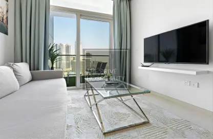صورة لـ غرفة المعيشة شقة - غرفة نوم - 1 حمام للايجار في مساكن ريفا - الخليج التجاري - دبي ، صورة رقم 1