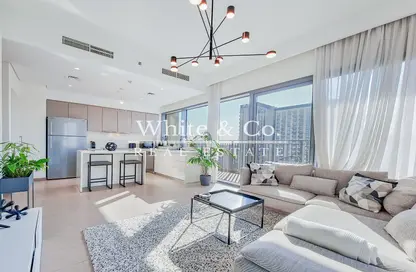 Living / Dining Room image for: Apartment - 2 Bedrooms - 2 Bathrooms for sale in Park Heights 2 - Park Heights - Dubai Hills Estate - Dubai, Image 1