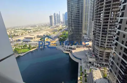 Apartment - 1 Bedroom - 2 Bathrooms for rent in Green Lakes Towers - JLT Cluster S - Jumeirah Lake Towers - Dubai
