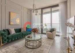 Living Room image for: Apartment - 2 bedrooms - 3 bathrooms for rent in Jumeirah Gate Tower 1 - The Address Jumeirah Resort and Spa - Jumeirah Beach Residence - Dubai, Image 1