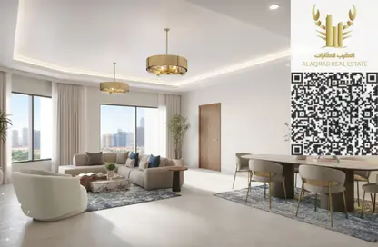 Apartment - 2 Bedrooms - 3 Bathrooms for sale in Tower C1 - Ajman Pearl Towers - Ajman Downtown - Ajman