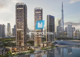 Outdoor Building image for: Apartment - 1 Bedroom - 1 Bathroom for sale in Peninsula Four - Peninsula - Business Bay - Dubai, Image 1