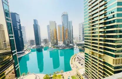شقة - 3 غرف نوم - 3 حمامات للايجار في جلوبال ليك فيو - (JLT) مجمع E - أبراج بحيرة الجميرا - دبي
