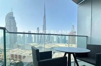 شقة - غرفة نوم - 2 حمامات للايجار في العنوان رزيدنس فاونتن فيوز 1 - العنوان رزيدنس فاونتن فيوز - دبي وسط المدينة - دبي