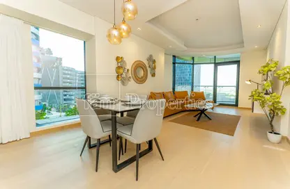 Living / Dining Room image for: Apartment - 1 Bedroom - 2 Bathrooms for rent in RP Heights - Downtown Dubai - Dubai, Image 1