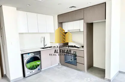 Kitchen image for: Apartment - 1 Bedroom - 2 Bathrooms for rent in The Boulevard 2 - Aljada - Sharjah, Image 1