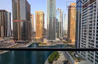 Apartment - 1 Bedroom - 2 Bathrooms for rent in Lakeside Residence - JLT Cluster A - Jumeirah Lake Towers - Dubai