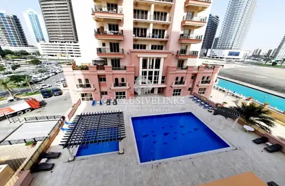 Apartment - 1 Bedroom - 2 Bathrooms for rent in European - Canal Residence - Dubai Sports City - Dubai