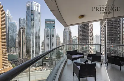 Apartment - 2 Bedrooms - 3 Bathrooms for rent in Skyview Tower - Dubai Marina - Dubai