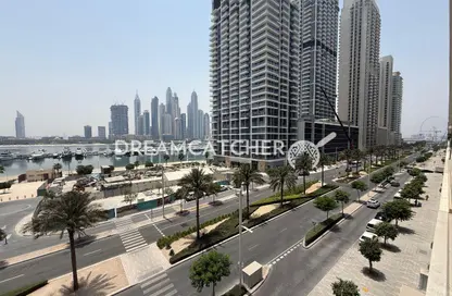 شقة - غرفة نوم - 1 حمام للايجار في جراند بلو تاور 1 - إعمار بيتشفرونت - دبي هاربور - دبي