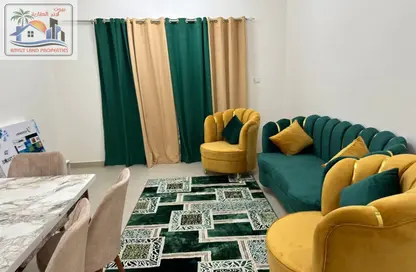 شقة - غرفة نوم - 2 حمامات للايجار في برج النعيمية 1 - أبراج النعيمية - النعيمية - عجمان