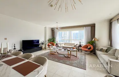 Living Room image for: Apartment - 2 Bedrooms - 2 Bathrooms for rent in Al Sahab 2 - Al Sahab - Dubai Marina - Dubai, Image 1