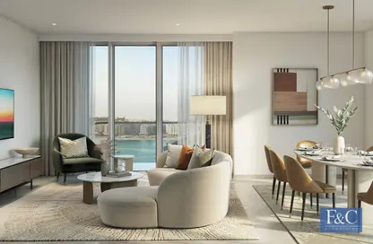 Apartment - 1 Bedroom - 2 Bathrooms for sale in Beachgate by Address - EMAAR Beachfront - Dubai Harbour - Dubai