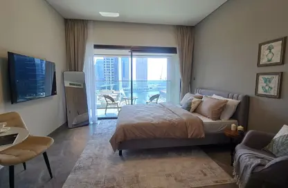 Apartment - Studio - 1 Bathroom for rent in Peninsula One - Peninsula - Business Bay - Dubai