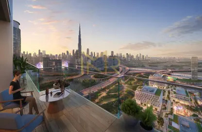 شقة - 2 غرف نوم - 2 حمامات للبيع في ديزاين كوارتر برج أ - ديزاين كوارتر - دبي ديزاين ديستريكت - دبي