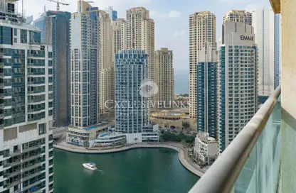 Apartment - 1 Bedroom - 2 Bathrooms for sale in Time Place Tower - Dubai Marina - Dubai