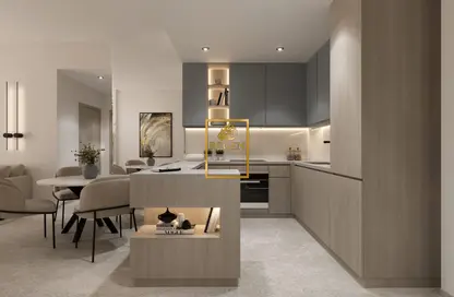 Kitchen image for: Apartment - 2 Bedrooms - 3 Bathrooms for sale in Aark Residences - Dubai Residence Complex - Dubai, Image 1