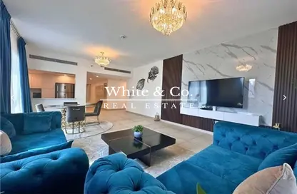 Living Room image for: Apartment - 2 Bedrooms - 3 Bathrooms for rent in Lamtara 3 - Madinat Jumeirah Living - Umm Suqeim - Dubai, Image 1