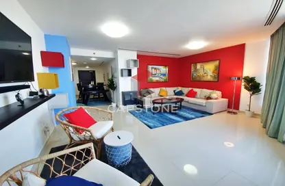 Living / Dining Room image for: Apartment - 1 Bedroom - 2 Bathrooms for rent in Sky Tower - Shams Abu Dhabi - Al Reem Island - Abu Dhabi, Image 1