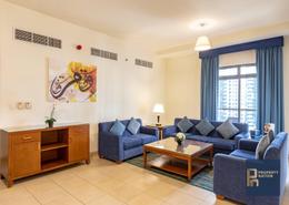 Living Room image for: Hotel and Hotel Apartment - 2 bedrooms - 3 bathrooms for rent in Amwaj 1 - Amwaj - Jumeirah Beach Residence - Dubai, Image 1