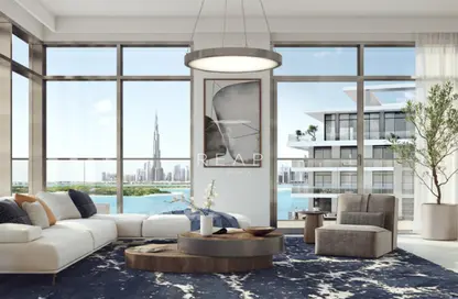Living Room image for: Apartment - 2 Bedrooms - 2 Bathrooms for sale in The Cove II Building 6 - The Cove ll - Dubai Creek Harbour (The Lagoons) - Dubai, Image 1