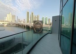 Balcony image for: Townhouse - 4 bedrooms - 6 bathrooms for rent in Water Front Tower A - Waterfront Residential Towers - Tourist Club Area - Abu Dhabi, Image 1